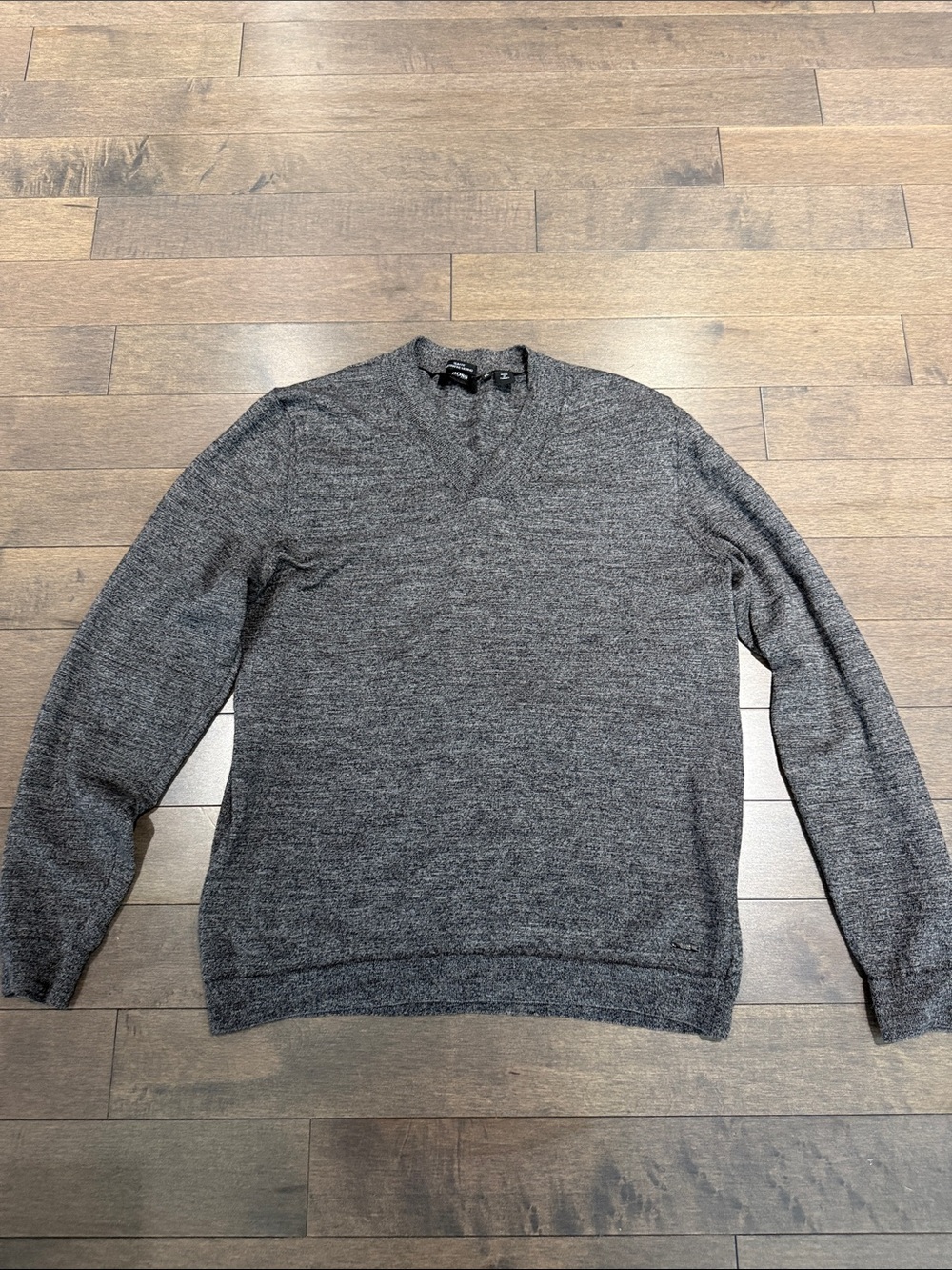 Hugo Boss Men's V-Neck Sweater - Dark Gray